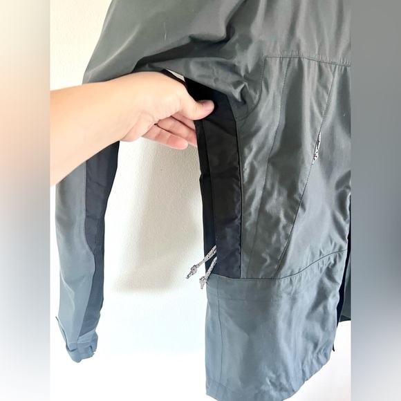 Patagonia Vintage 90s Stretch Triolet Jacket Gray Nylon Waterproof Size Small - Picture 7 of 15